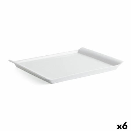 Kochschüssel Quid Gastro Fresh aus Keramik Weiß (31 x 23 cm) (6 Stück)