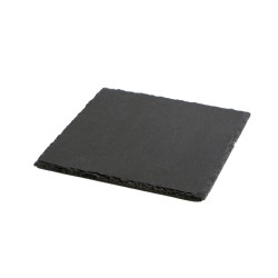 Schiefer-Effekt Keramikschale Quid Gastro Fresh Schwarz (20 x 20 cm) (12 Stück)