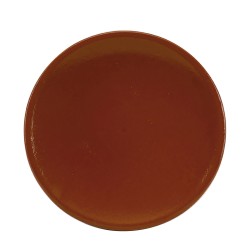 Plateau Raimundo Barro Profesional Marron Céramique Faïence Ø 22 cm Réfracteur (12 Unités)