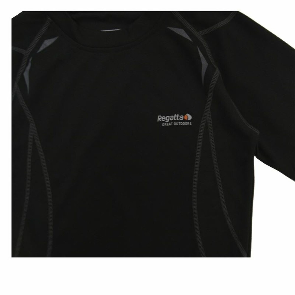 T-shirt Thermique pour Enfant Regatta Noir