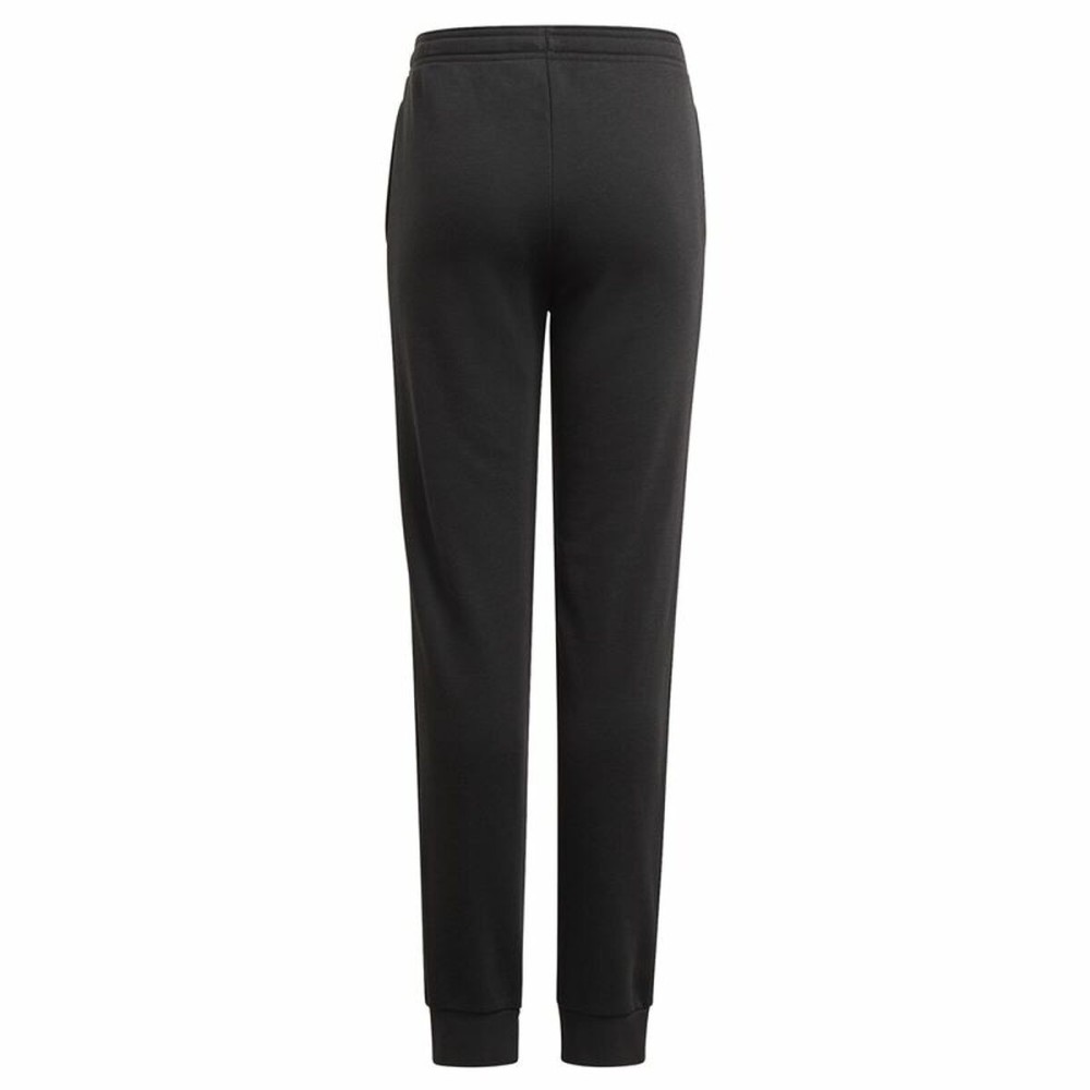 Children's Tracksuit Bottoms Adidas Essentials French Terry Black