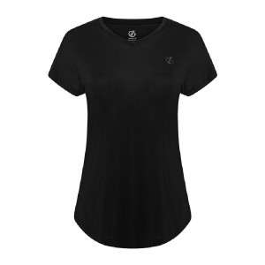 Women’s Short Sleeve T-Shirt Dare 2b Agleam Black