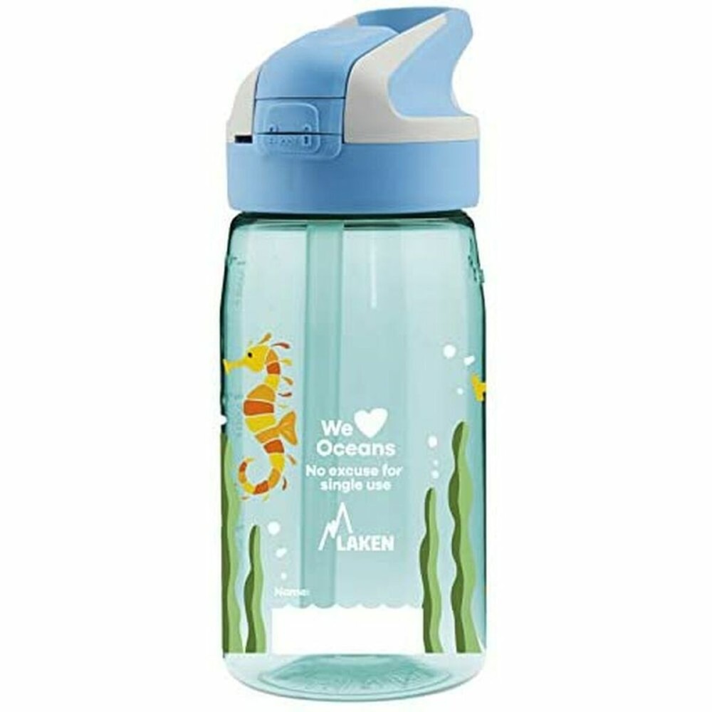 Wasserflasche Laken Summit Sea Horse Blau Aquamarin (0,45 L)