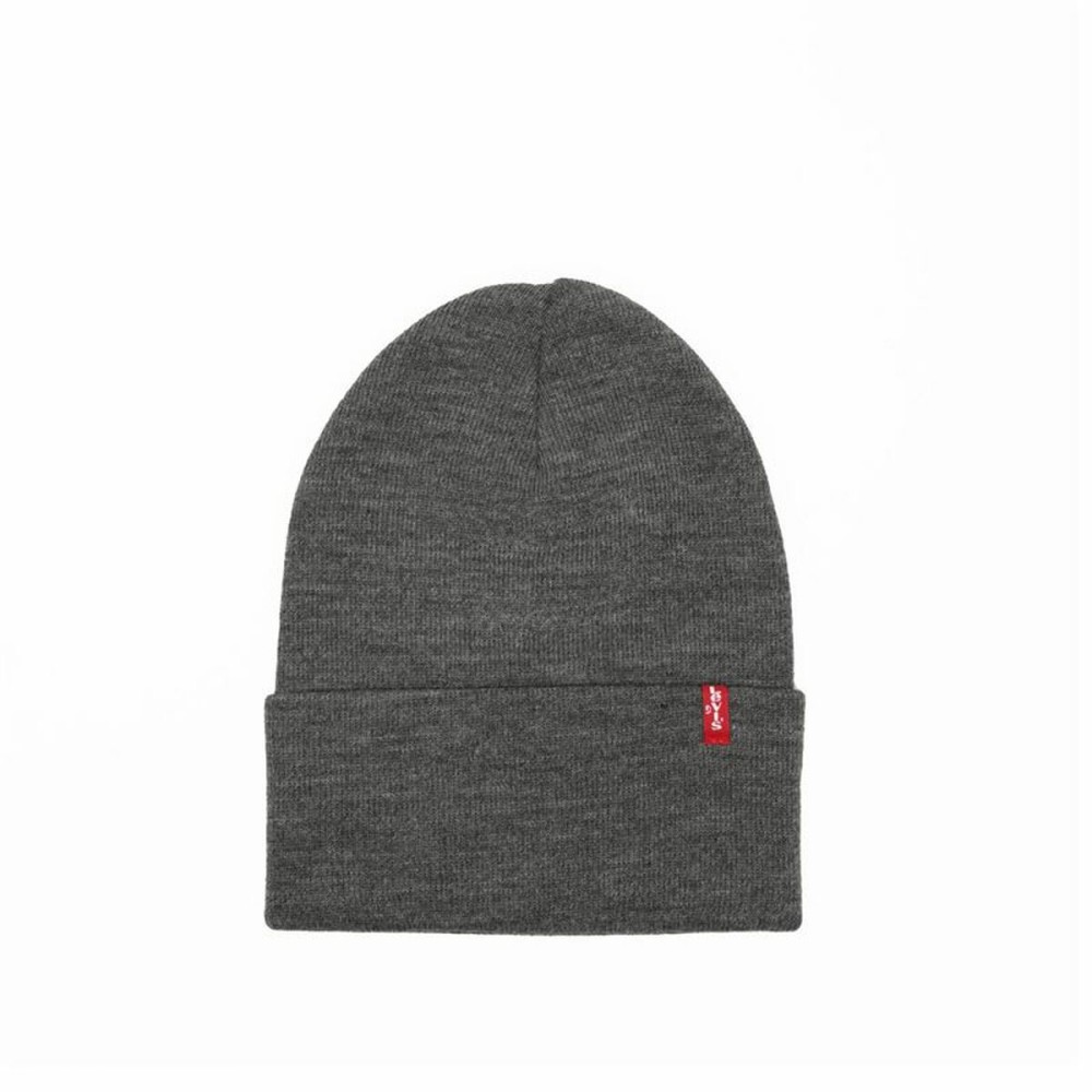 Sportmütze Levi's Slouchy Red Tab Beanie Regular Dunkelgrau Einheitsgröße