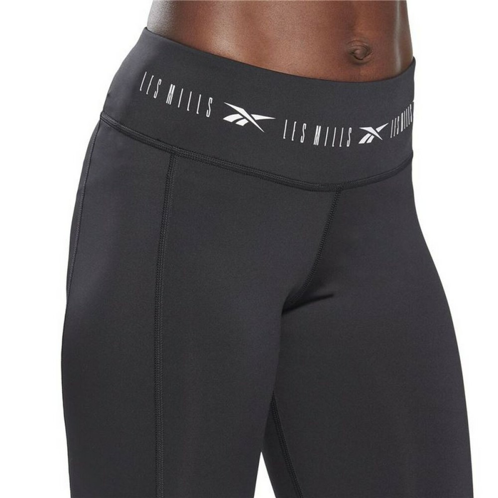 Leggings de Sport pour Femmes Reebok Les Mills Cyclisme Noir