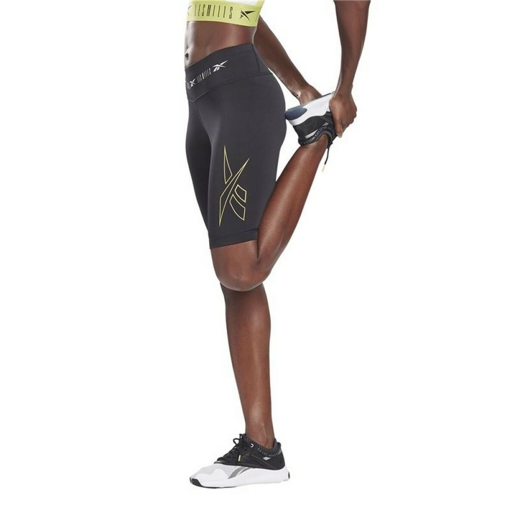 Leggings de Sport pour Femmes Reebok Les Mills Cyclisme Noir