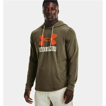 Herren Sweater mit Kapuze Under Armour Hoodie Khaki