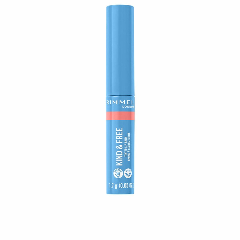 Coloured Lip Balm Rimmel London Kind & Free Nº 004-hibiscus blaze (1,7 g)