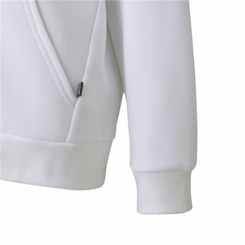 Sportjacke für Kinder Rebel Puma Block Full-Zip Hoodie Weiß