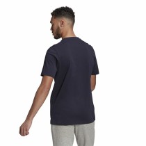 Men’s Short Sleeve T-Shirt Essentials Big Logo Adidas Legend Ink Blue