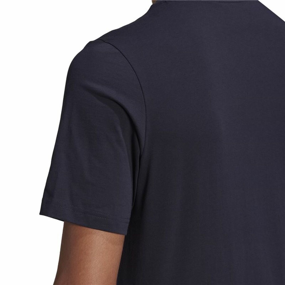 Men’s Short Sleeve T-Shirt Essentials Big Logo Adidas Legend Ink Blue