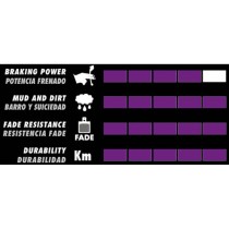 Bremsbeläge E-BIKE SRAM RED 22 Galfer FD 469 Bunt
