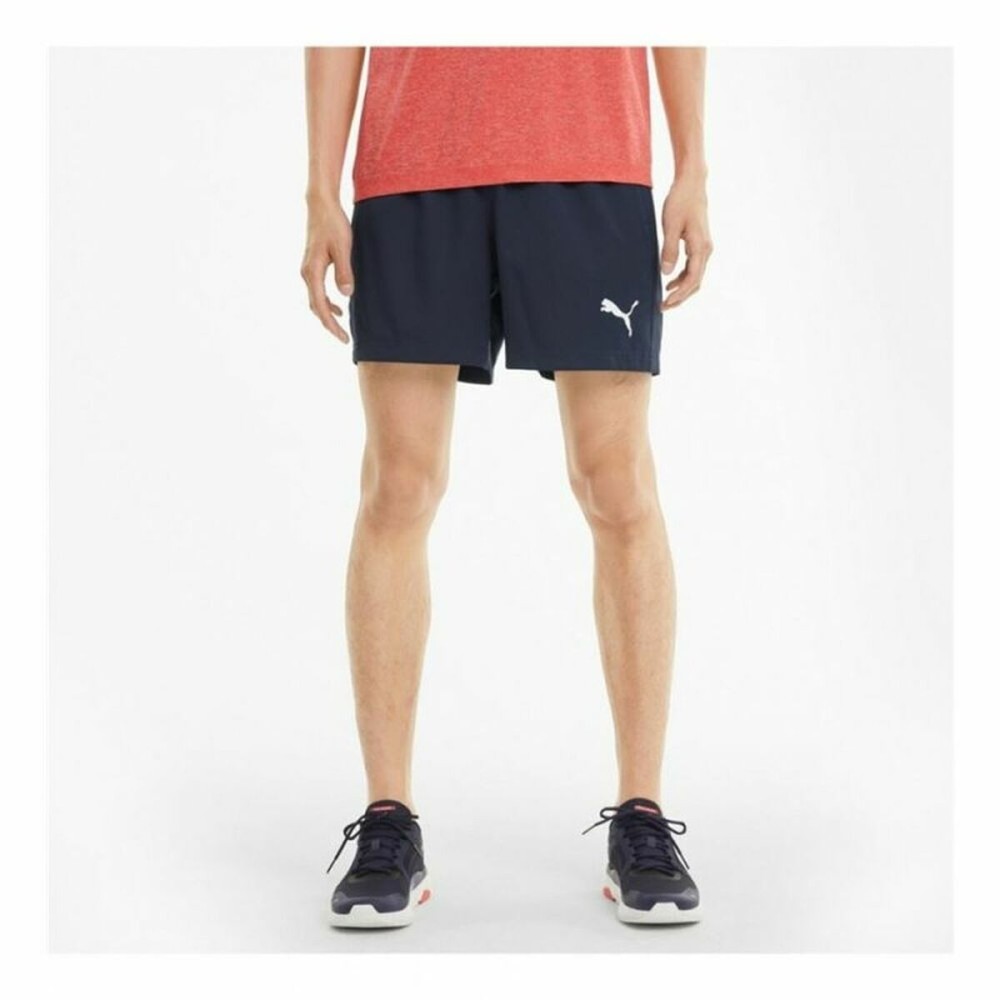 Hose für Erwachsene Puma Active Woven M Dunkelblau