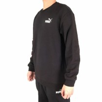 Men’s Sweatshirt without Hood Puma Repeat Graphic Black