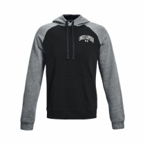 Herren Sweater mit Kapuze Under Armour Wordmark Colorblock Schwarz