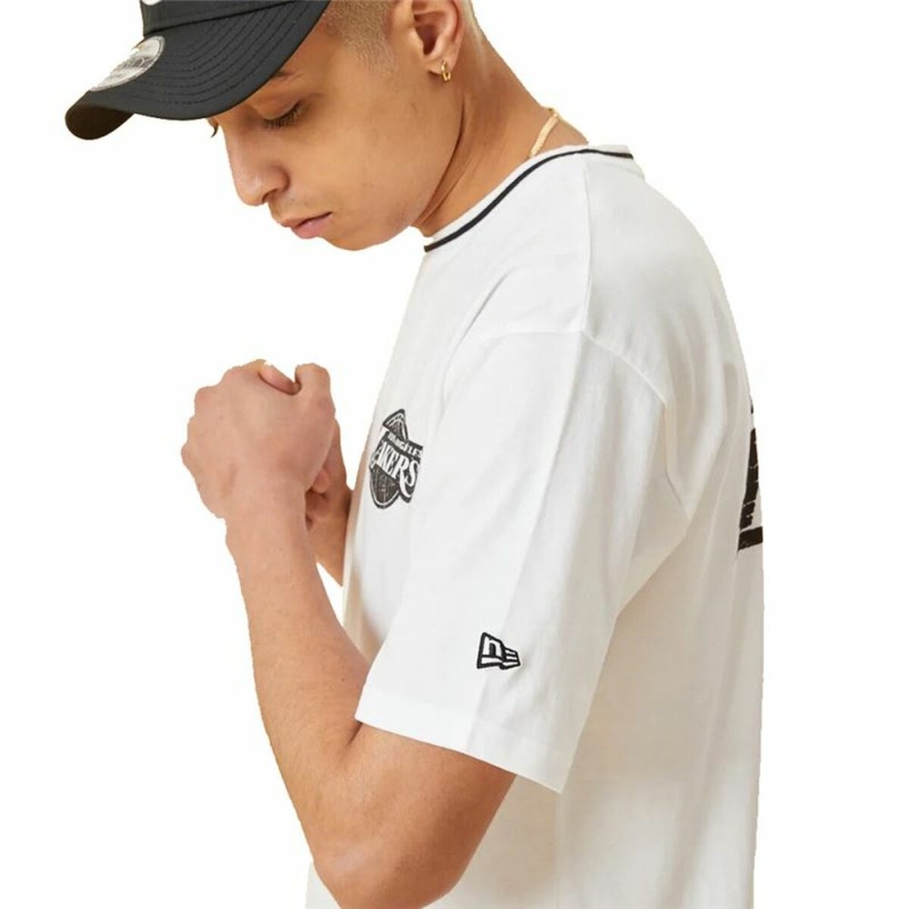 T-shirt à manches courtes homme New Era Lakers Blanc