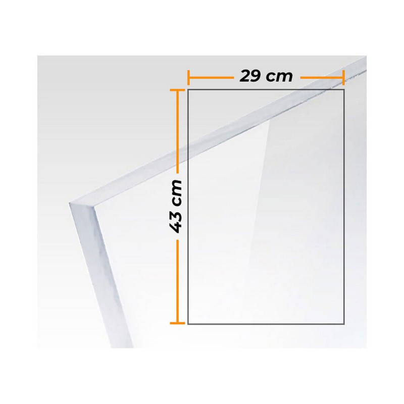 Schild Compossar Durchsichtig 3 mm Methacrylat 29 x 43 cm