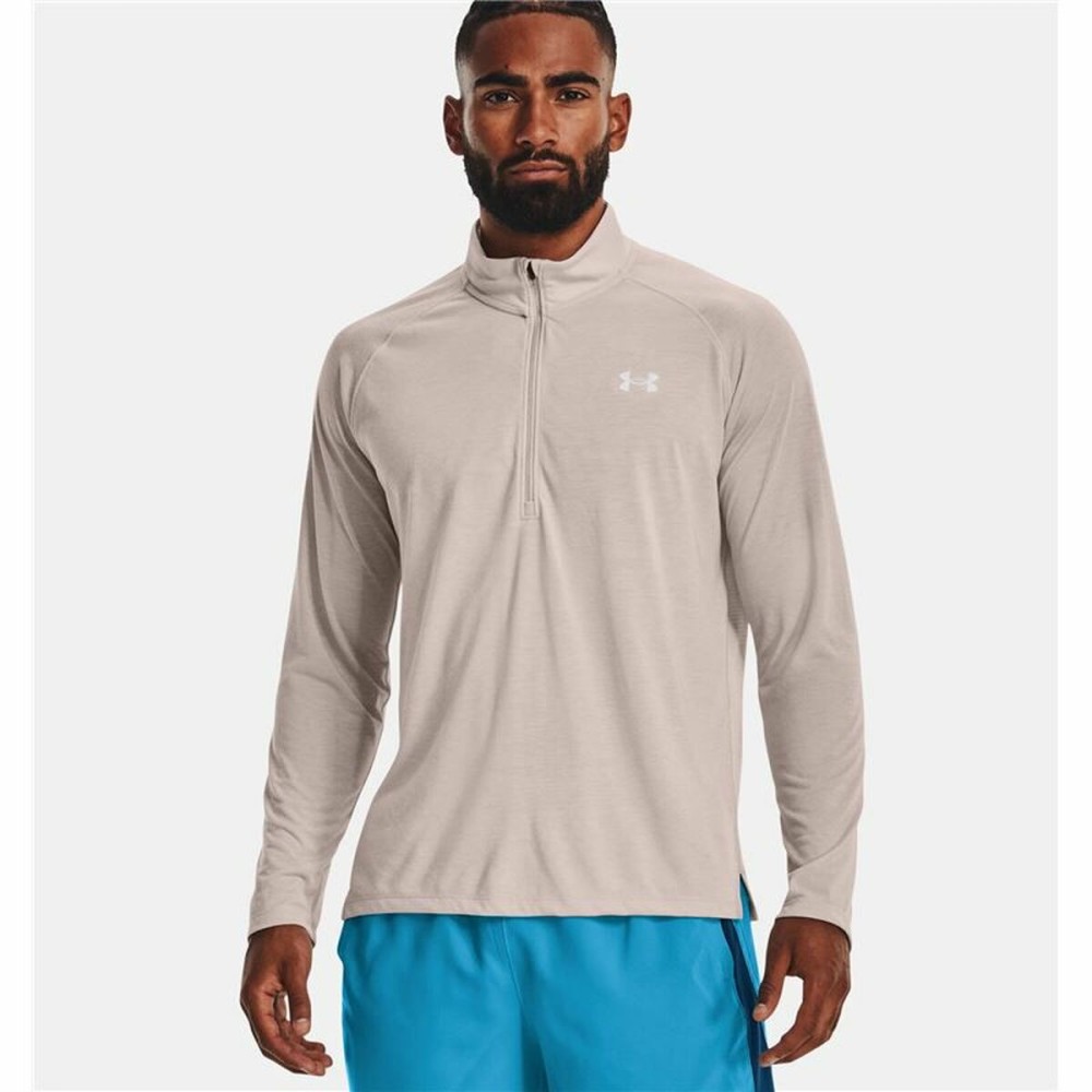 Herren Langarm-T-Shirt Under Armour Streaker Run Beige