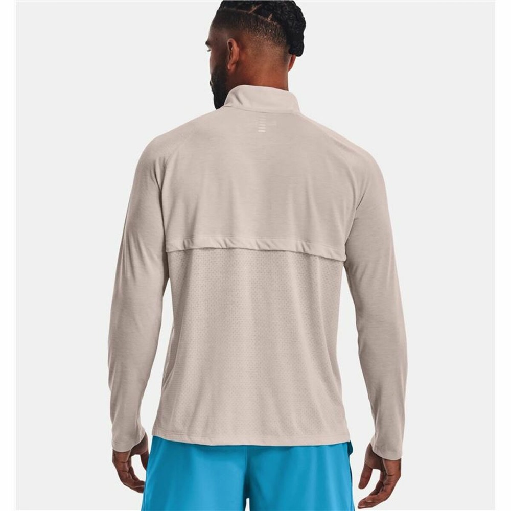 Herren Langarm-T-Shirt Under Armour Streaker Run Beige