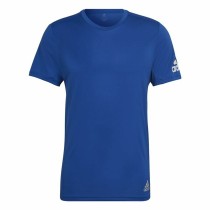 T-shirt à manches courtes homme Adidas Run It Bleu