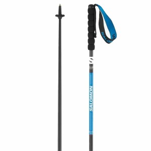 2er Set Trekking-Stöcke Salomon Pulsar Carbon Blau 120 cm