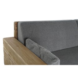 Sofa DKD Home Decor Grau natürlich Alpino 224 x 95 x 82 cm