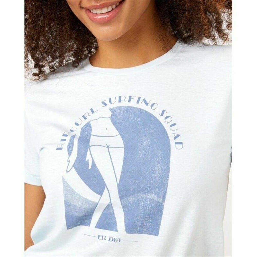 Short Sleeve T-Shirt Rip Curl Re-Entry Crew White