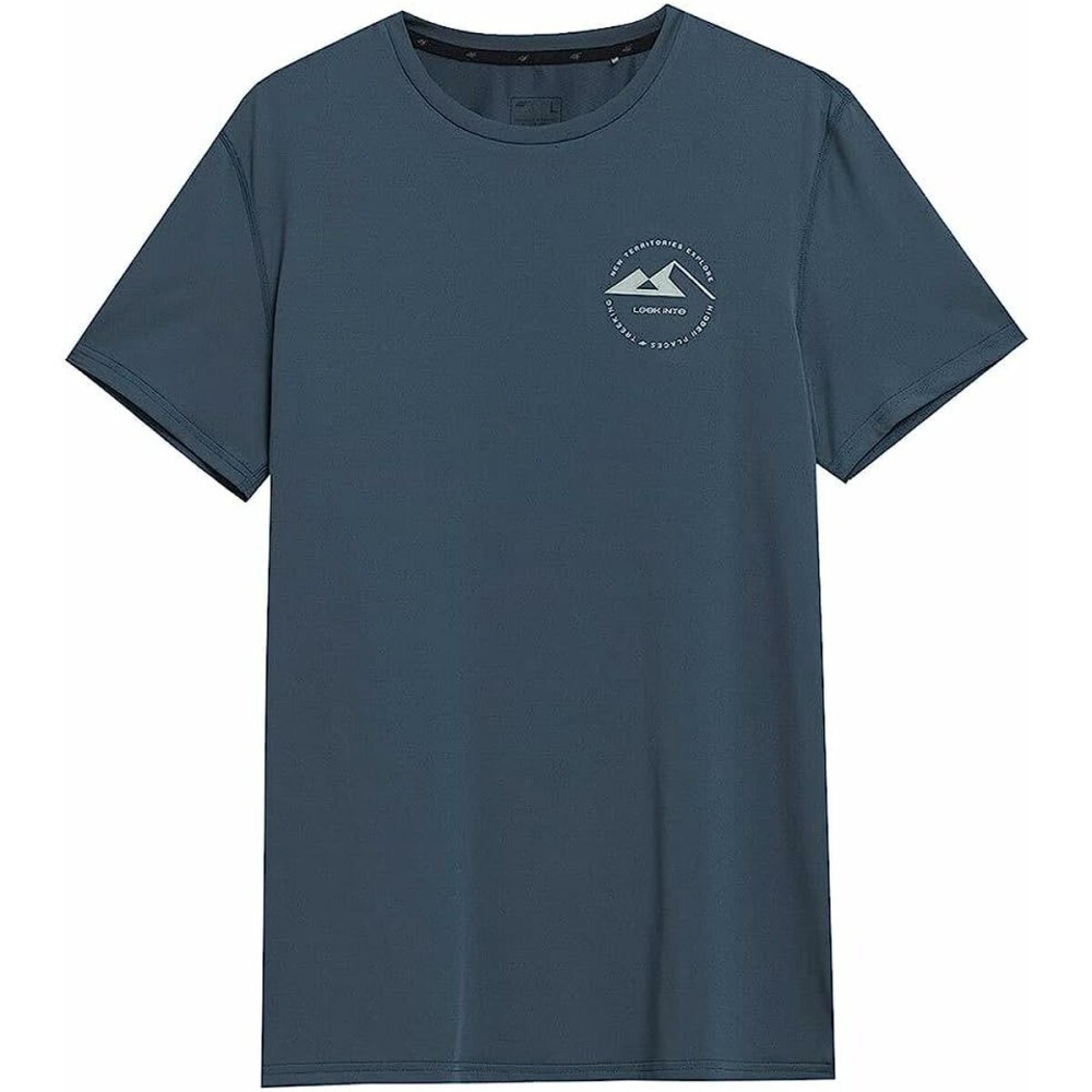 Men’s Short Sleeve T-Shirt 4F Fnk M210 Dark blue