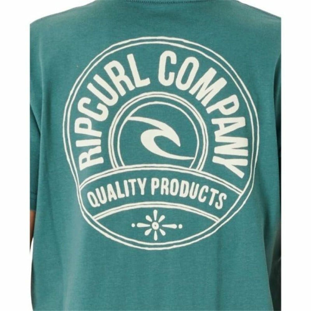 Jungen Kurzarm-T-Shirt Rip Curl Stapler Blau