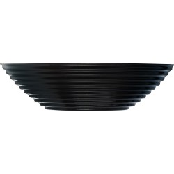 Bol Luminarc Harena Soupe 20 cm Noir verre (24 Unités)