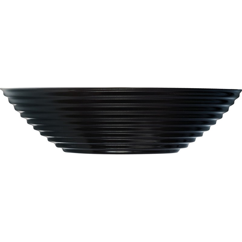 Schüssel Luminarc Harena Suppe 20 cm Schwarz Glas (24 Stück)