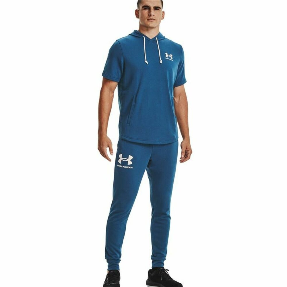 Hose für Erwachsene Under Armour Rival Terry Blau Herren