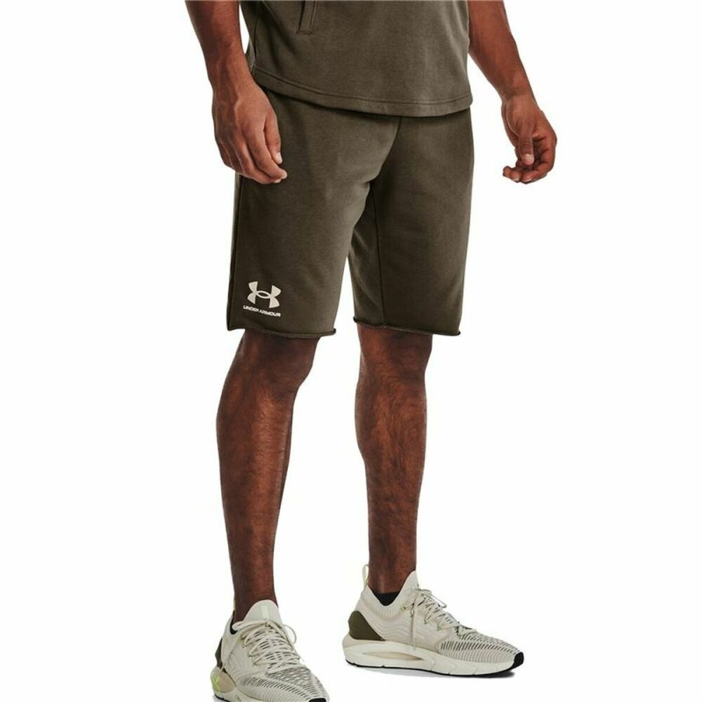 Hose für Erwachsene Under Armour Rival Terry Herren Olive