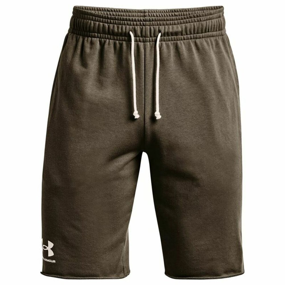Hose für Erwachsene Under Armour Rival Terry Herren Olive