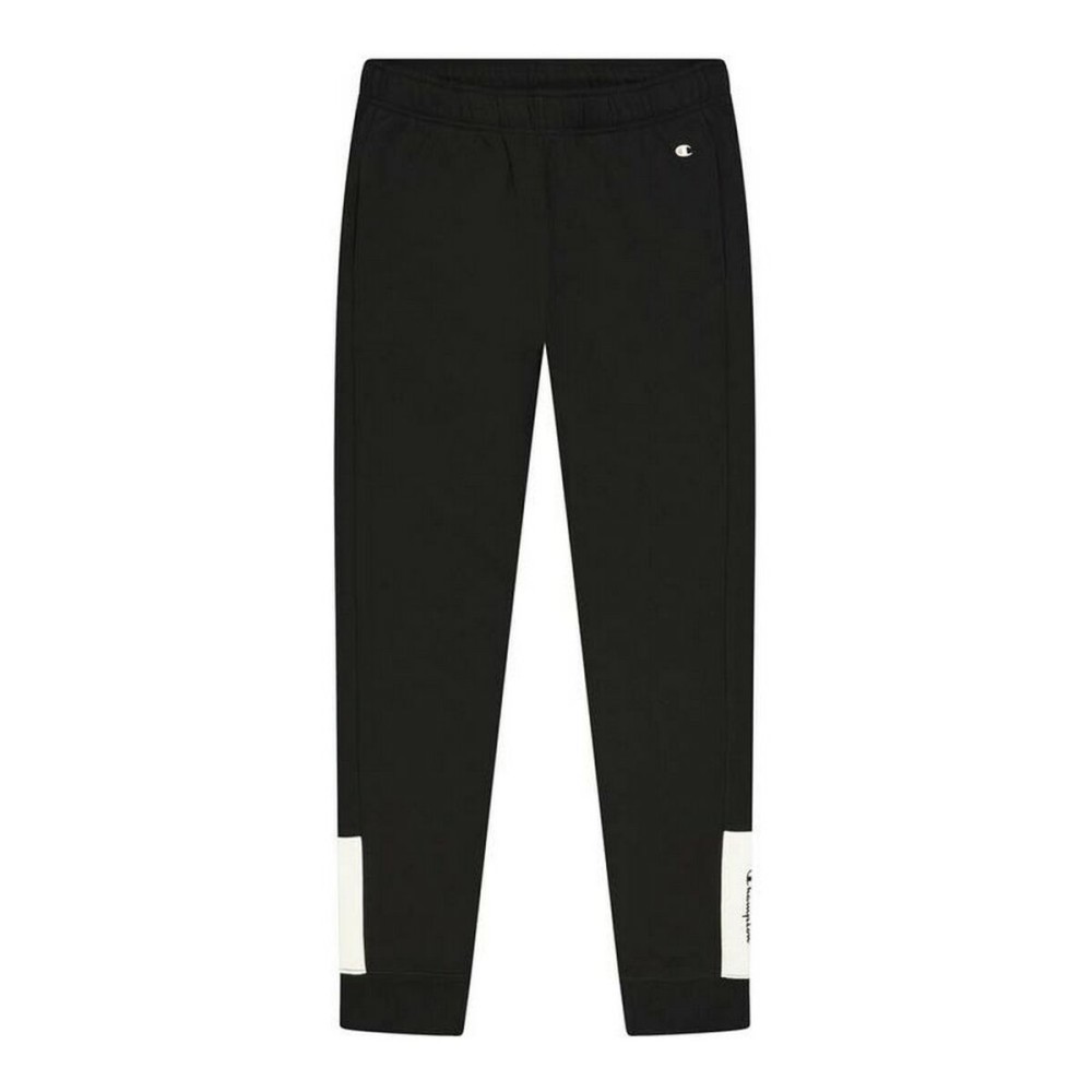 Long Sports Trousers Champion Rib Cuff Black Men