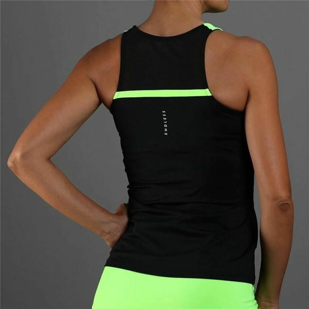 Short-sleeve Sports T-shirt Endless Lace Lime green
