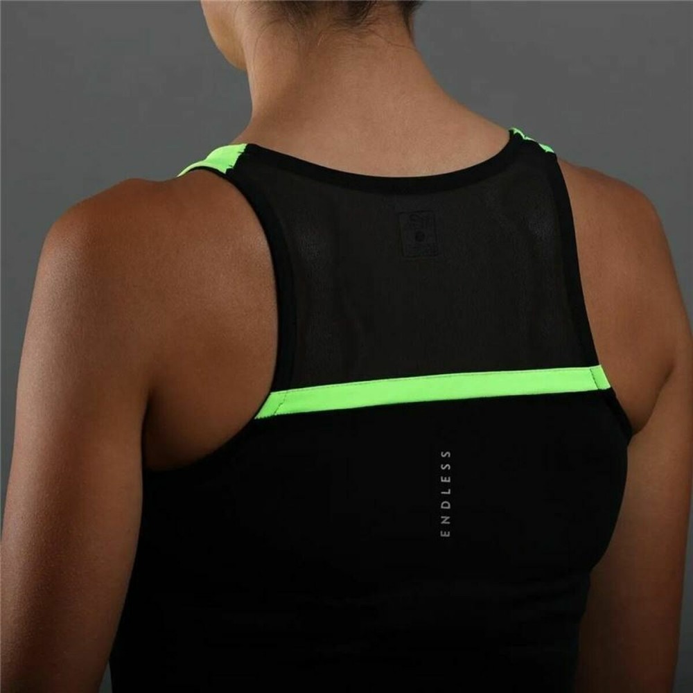 Short-sleeve Sports T-shirt Endless Lace Lime green