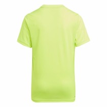 Child's Short Sleeve T-Shirt Adidas U Tr-Es Logo Yellow