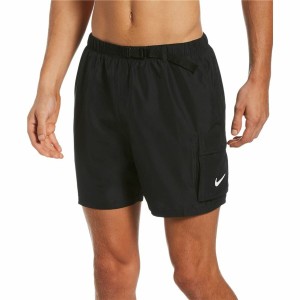 Herren Badehose Nike 5" Volley Schwarz