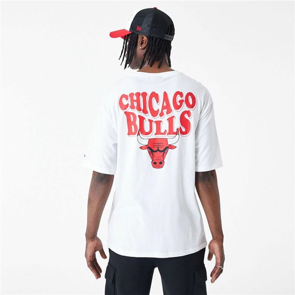 T-shirt à manches courtes homme New Era SCRIPT OS TEE CHIBUL 60435518 Blanc (L)