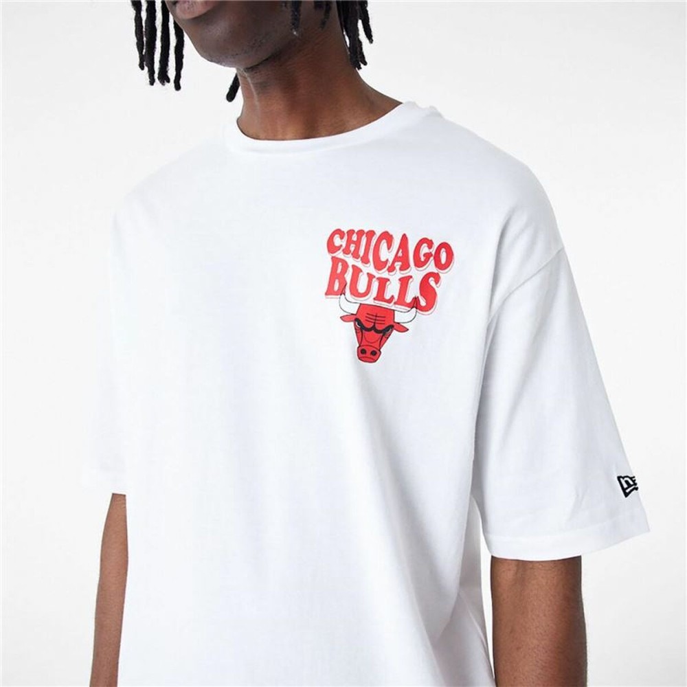 T-shirt à manches courtes homme New Era SCRIPT OS TEE CHIBUL 60435518 Blanc (L)