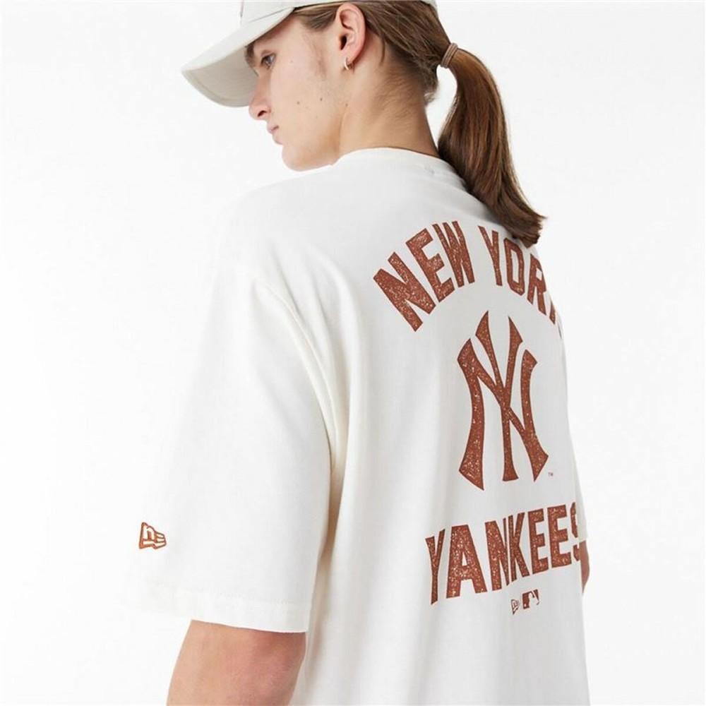 T-shirt à manches courtes homme New Era WORDMARK OS TEE NEYYAN 60435536 Blanc (S)