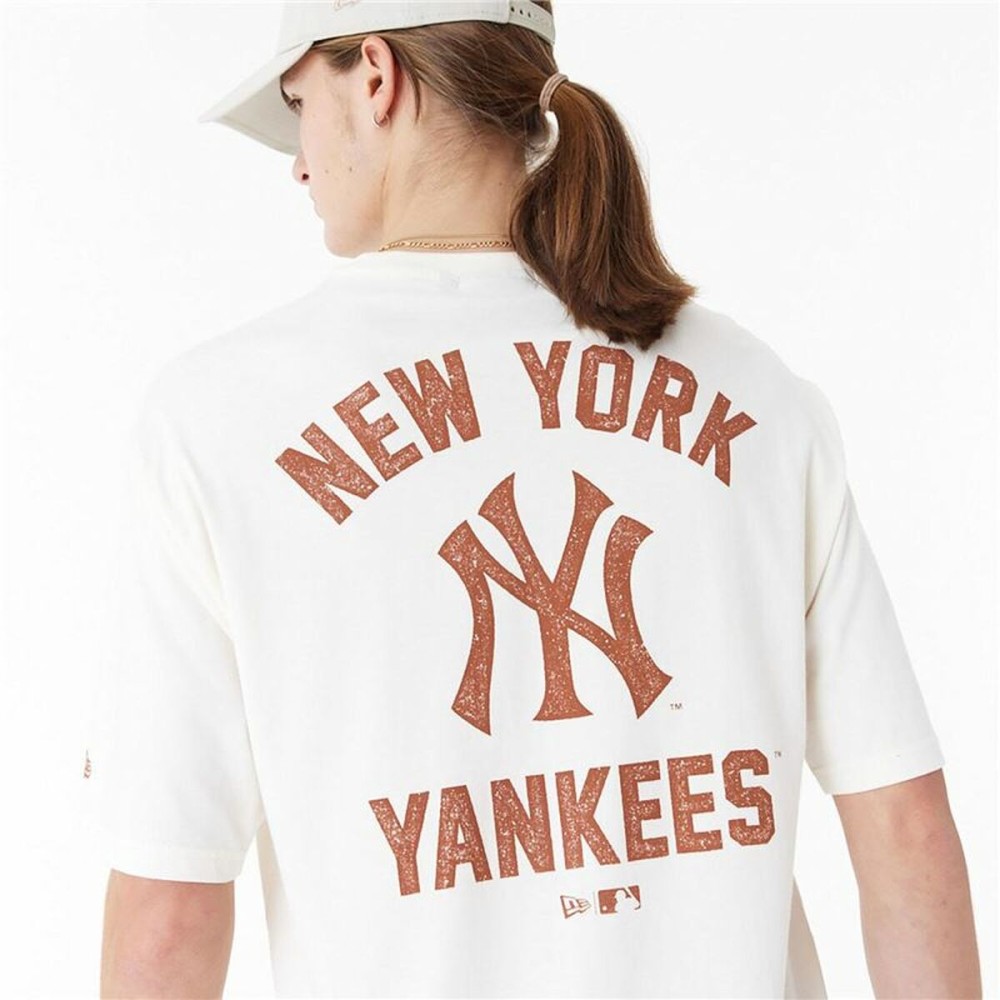 T-shirt à manches courtes homme New Era WORDMARK OS TEE NEYYAN 60435536 Blanc (S)