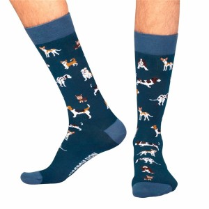 Socken Jimmy Lion Dogs Blau 41-46