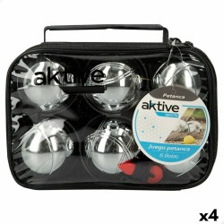 Boules Set Aktive 6 Balls Metal Chrome-plated steel (4 Units)