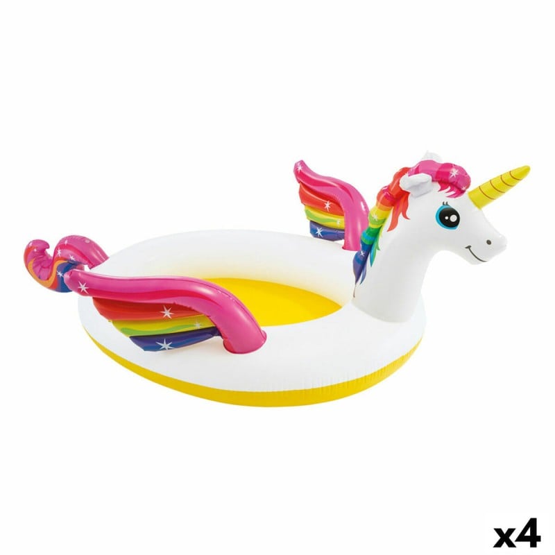 Pataugeoire gonflable pour enfants Intex Licorne 151 L 27,2 x 10,4 x 19,3 cm (4 Unités)