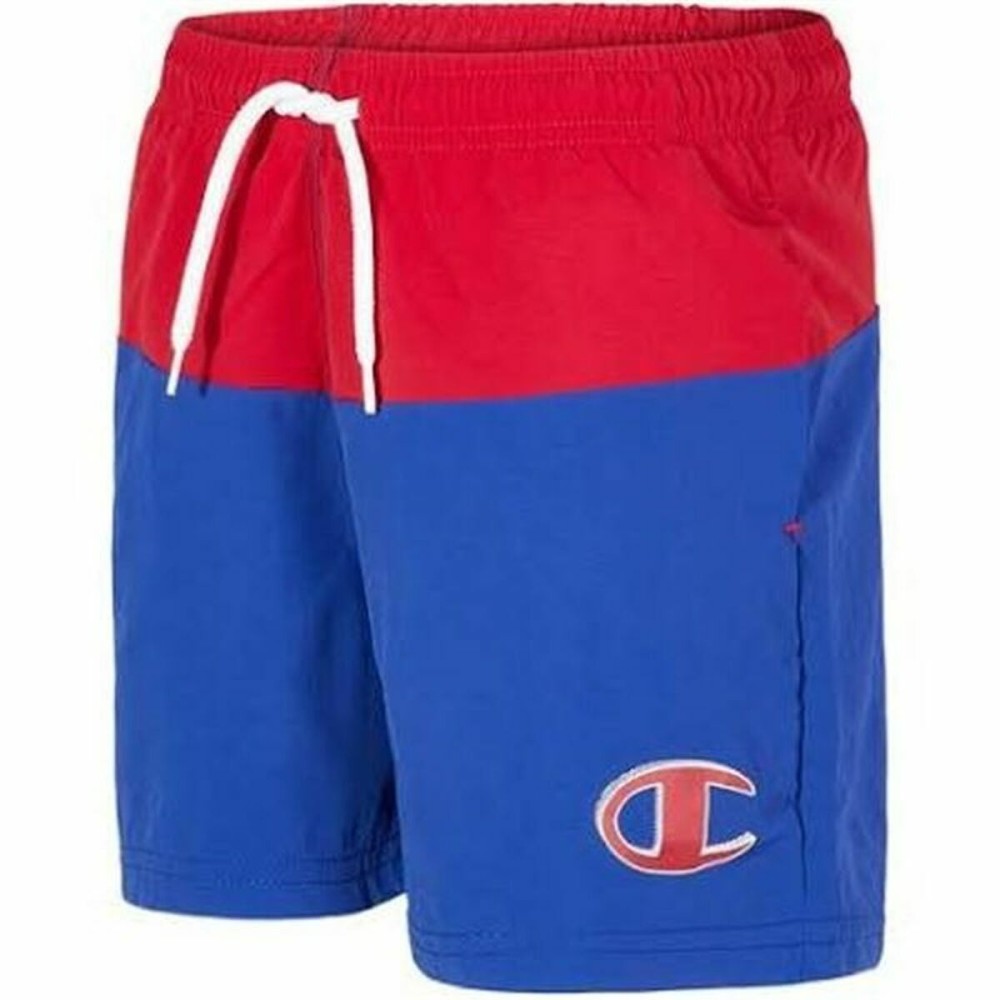 Herren Badehose Champion Beachshort Rot Blau