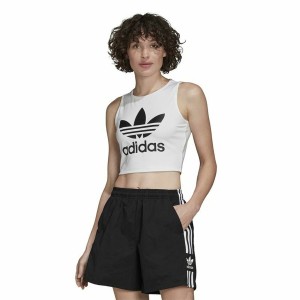Women's Sleeveless T-shirt Adidas Tank White