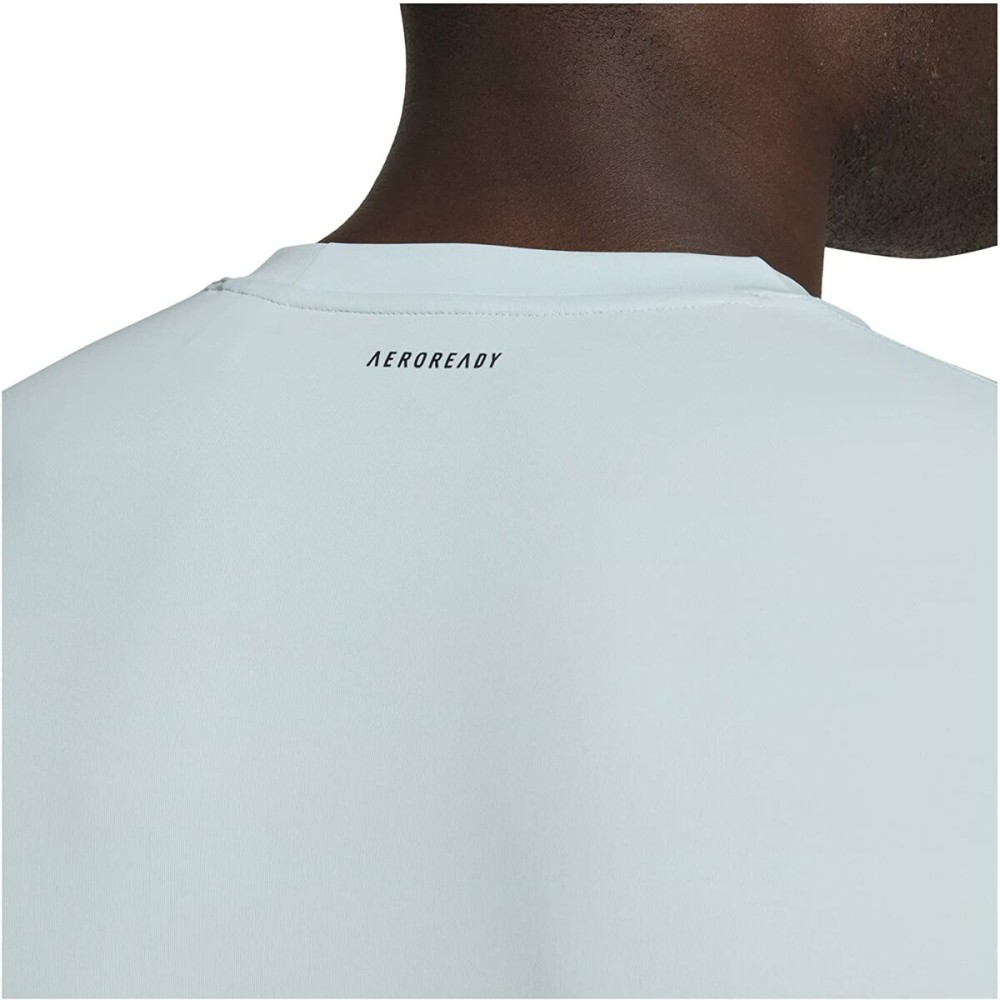 T-shirt à manches courtes homme Adidas Club Tennis 3 Stripes Blanc