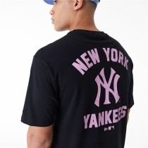 T-shirt à manches courtes homme New Era WORDMARK OS TEE NEYYAN 60435524 Noir (XL)